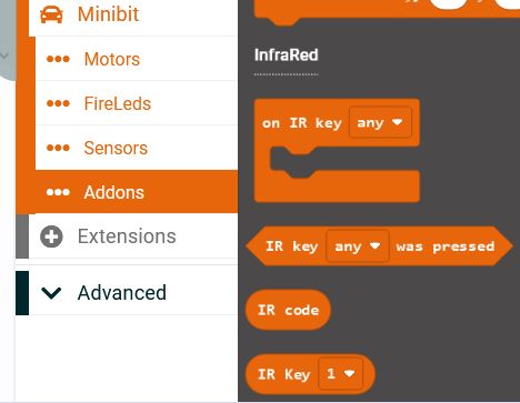 InfraRed Remote Control for BitBot XL, MiniBit & RoboBit Mk3