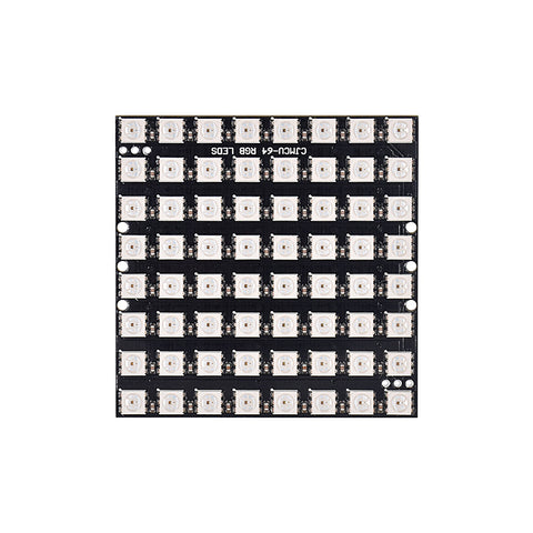 8x8 Square Matrix WS2812B 64 Pixels "Smart RGB" LEDs