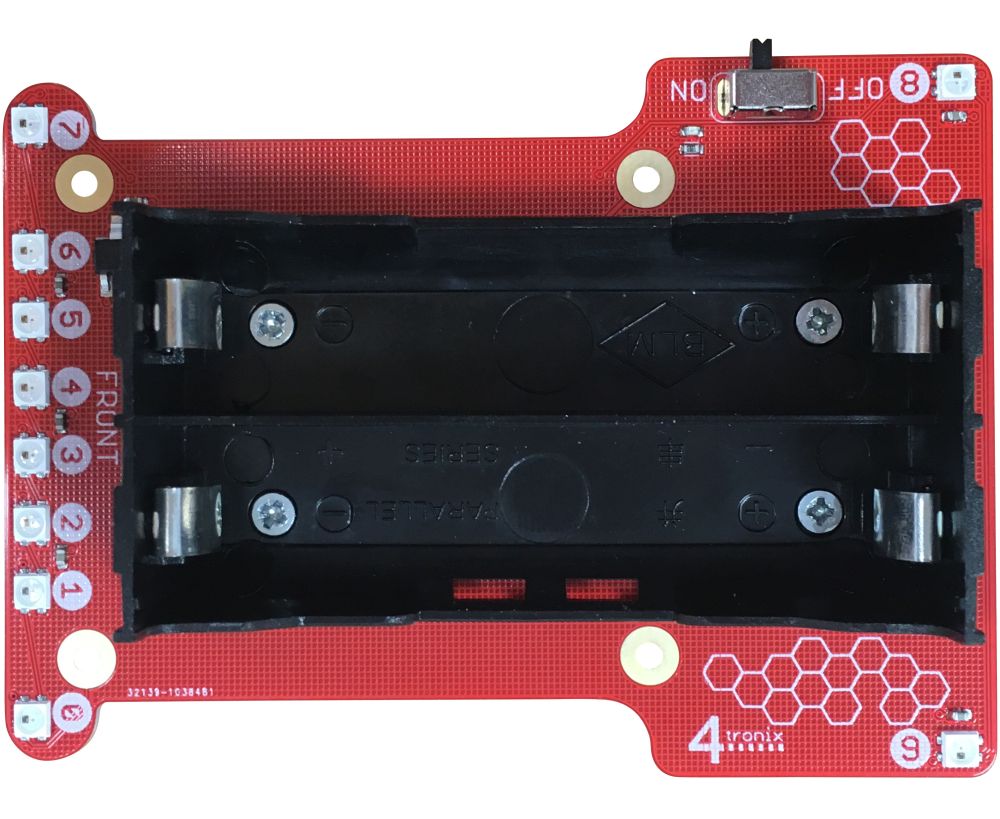 Battery Pack 2 x 18650 for Pi2Go Mk2