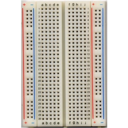 Solderless Breadboard - 400 Tie-point Quad Power Rails