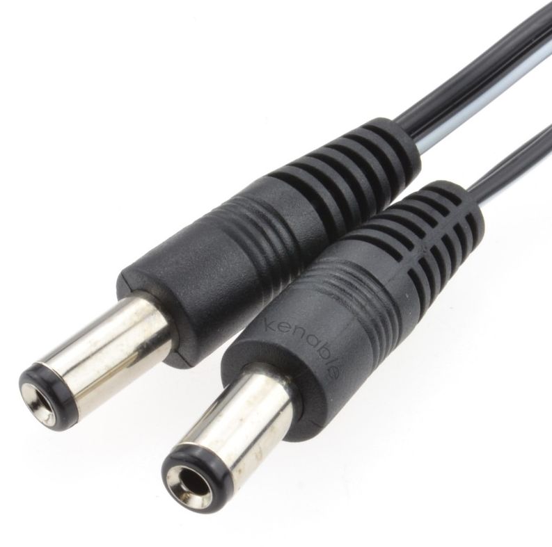 DC Jack 5.5mm x 2.1mm Male to Male Cable