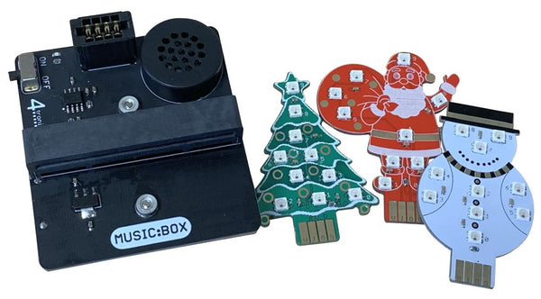 Mk2 Blinky Santa Claus for Music Box