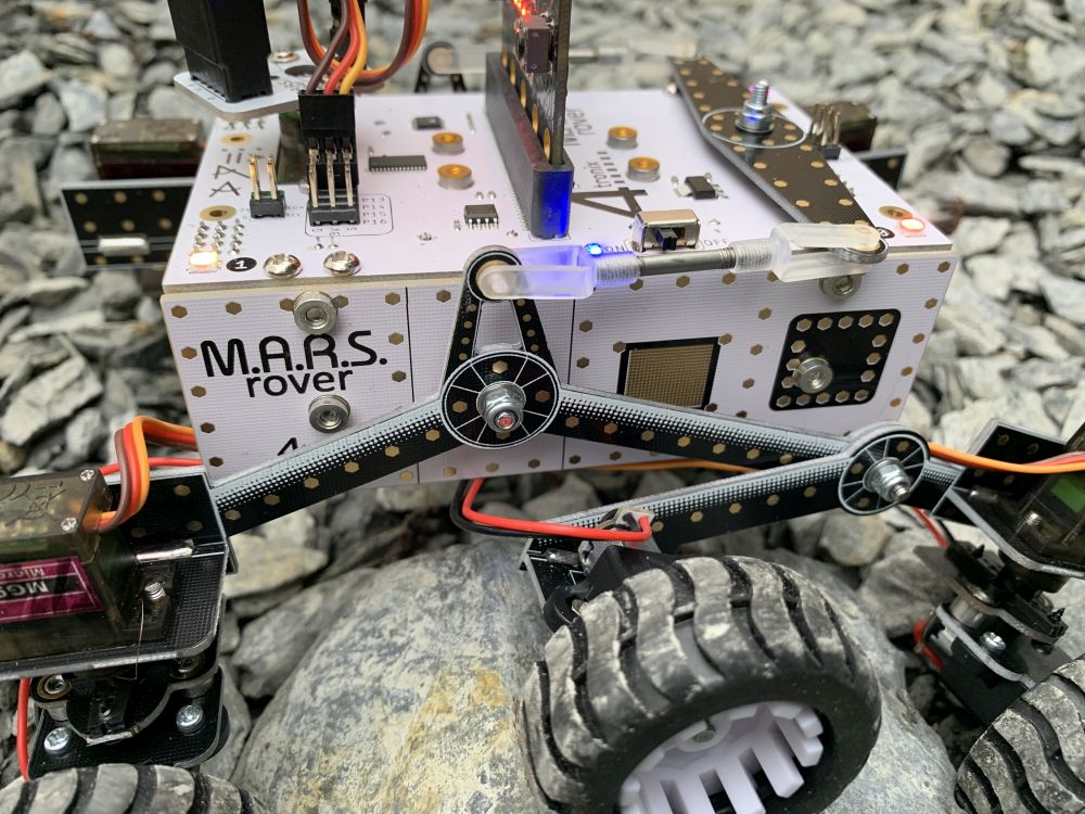 Pi Rover M.A.R.S. Rover Robot for Microbit or Pi Zero – 4tronix