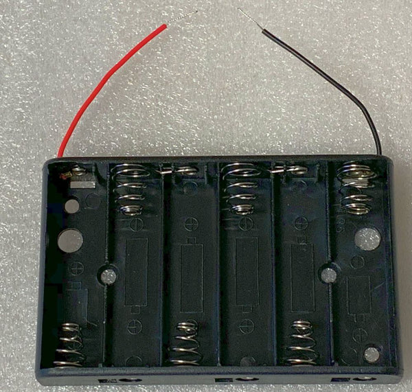 3, 4, 5 and 6 cell AA Battery Holder with wires