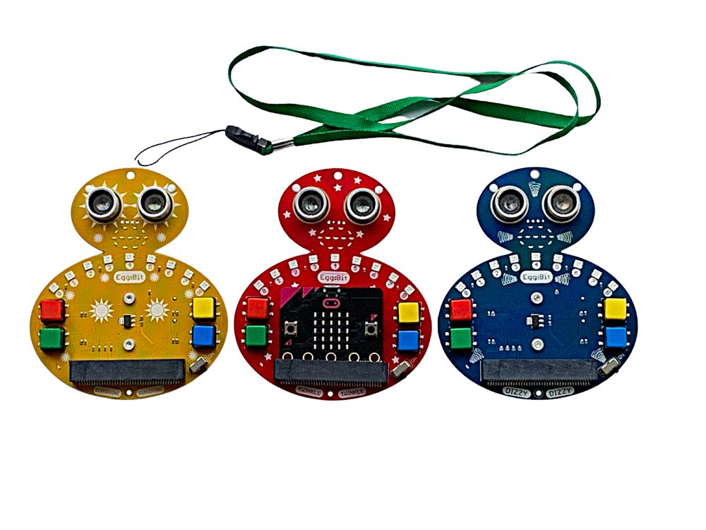 EggBit Three Pack Special Offer - Wearable Interactive Fun for Microbit