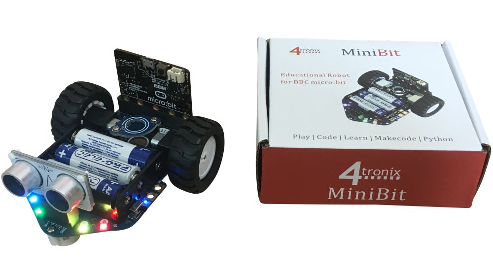 Bitbot Mini Bit Minibit Robot for BBC Micro:Bit – 4tronix
