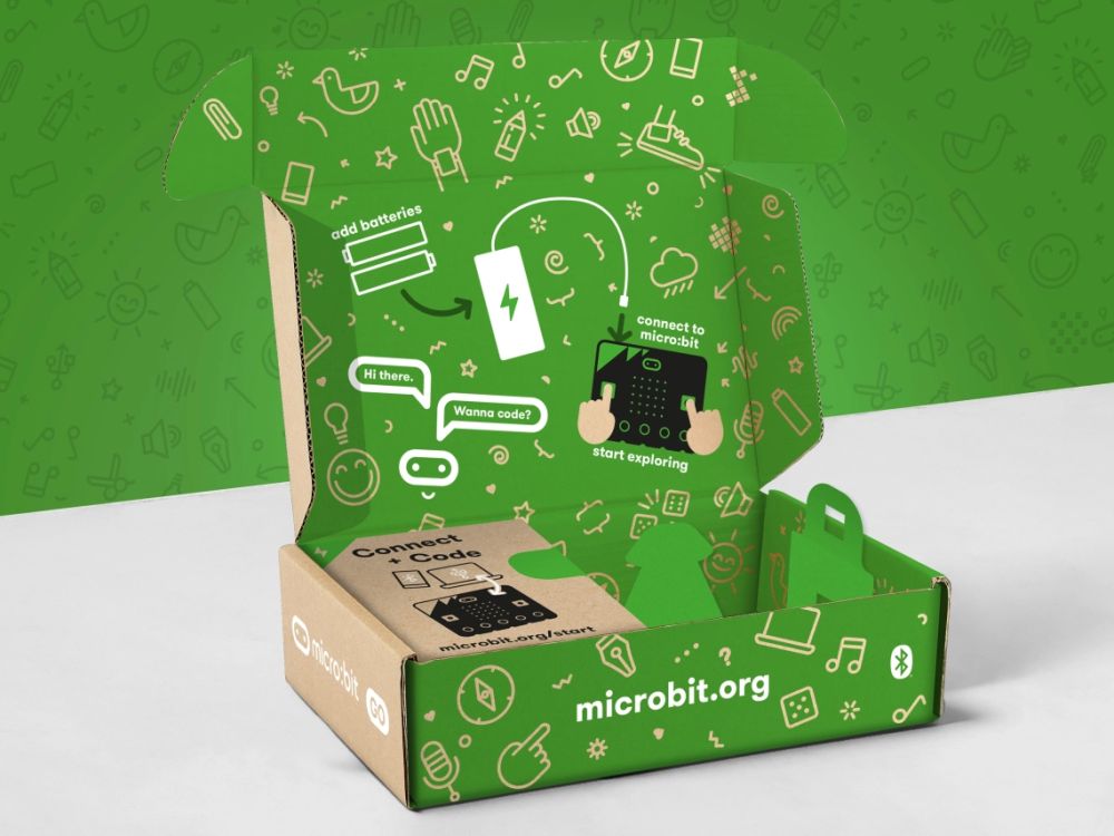Bit Go Box BBC Micro:Bit GO v2 (Microbit GO Starter Kit) in Gift Box – 4tronix