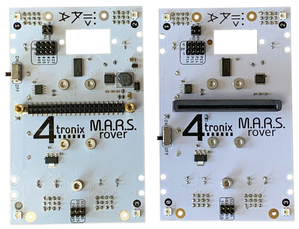 Main Board for M.A.R.S. Rover Robot Microbit or Pi Zero – 4tronix