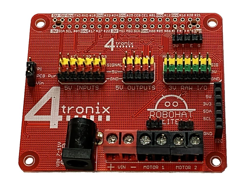 4tronix RoboHat2-LITE Robot Controller for Raspberry Pi