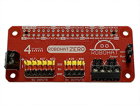 4tronix RoboHat2-ZERO Robot Controller for Raspberry Pi