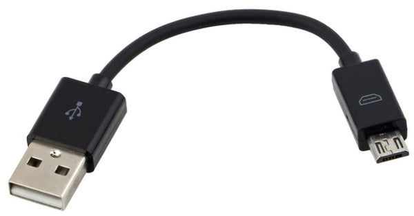 Short Micro USB Cable (15 cm) : Micro:Bit, Crumble, etc.