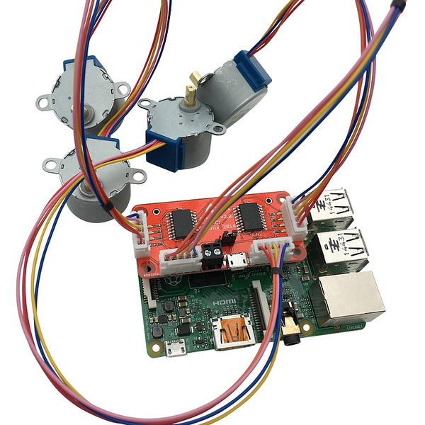 PiStep2 Quad Stepper Motor Control Board for Raspberry Pi